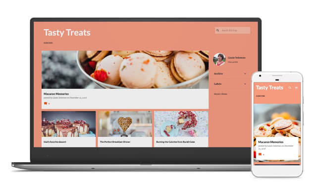 Google released new unique style Blogger themes